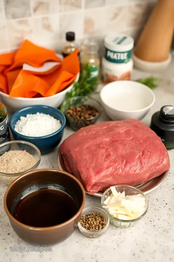 Slow Cooker Beef Eye Round Roast ingredients