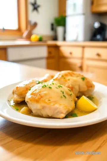 Slow Cooker Lemon Garlic Chicken Breasts steps