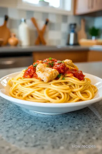 Slow Cooker Chicken Spaghetti steps