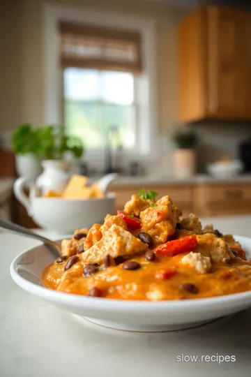 Slow Cooker Creamy Chicken Enchilada Soup steps