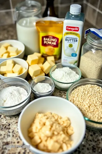 Slow Cooker Frosted Cookie Bars ingredients