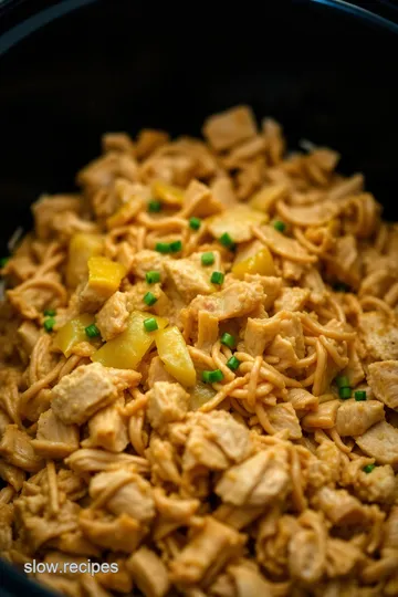 Slow Cooker Honey Mustard Pulled Chicken presentation