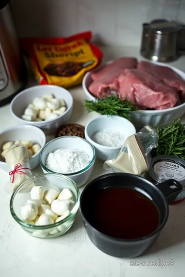 Slow Cooker Lamb Chops with Herb Infusion ingredients