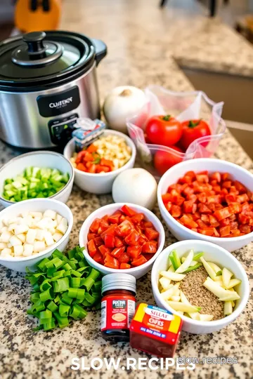 Slow Cooker Ropa Vieja ingredients