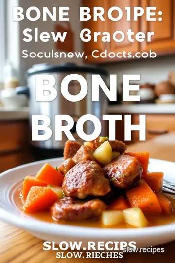 Slow Cooker Soulful Bone Broth steps