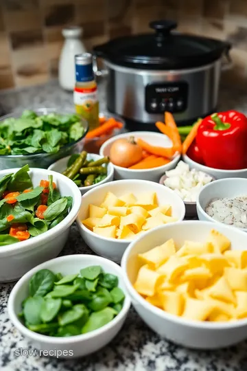 Slow Cooker Tortellini Delight ingredients