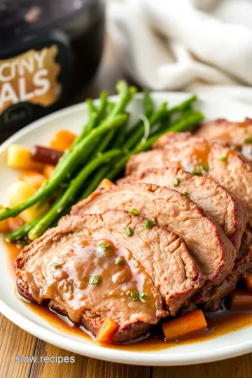 Slow Cooker Tri-Tip Roast presentation