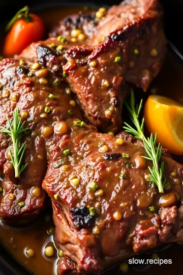 Slow Cooker Tri-Tip with Garlic and Herbs presentation