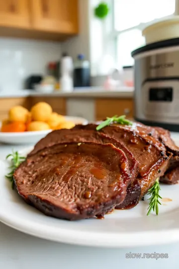 Slow Cooker Tri-Tip with Garlic and Herbs steps