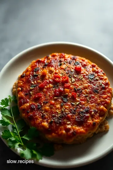 Spicy Italian Hot Sausage Patties presentation