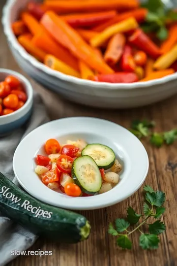 Quick Zucchini Delight with Colorful Veggies ingredients