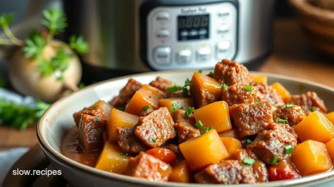 Savory Instant Pot Beef Stew – Comfort in a Bowl