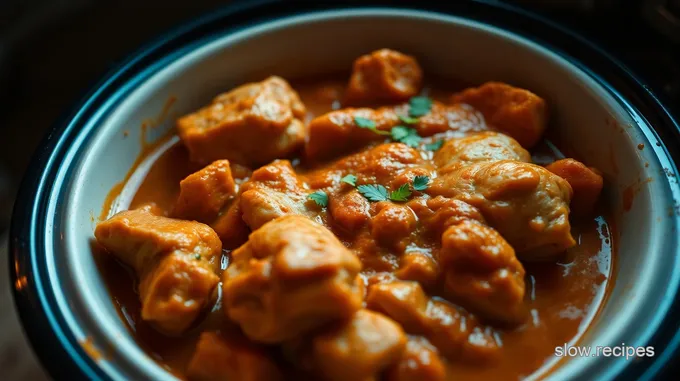 Tender Slow Cooker Chicken Tikka Masala